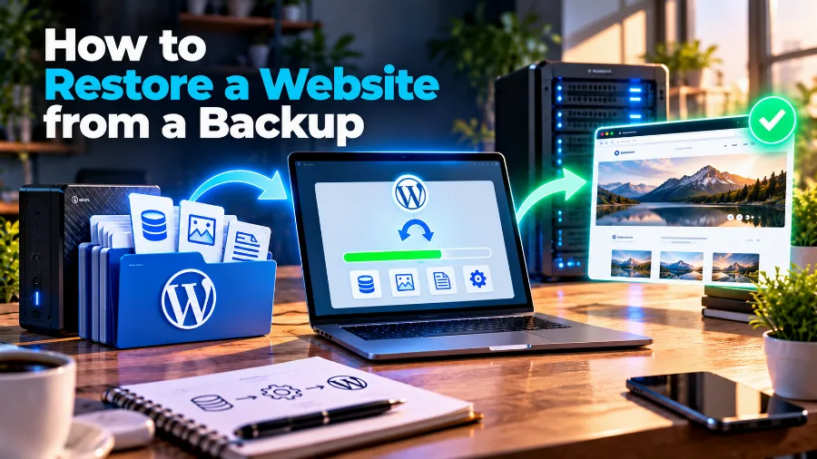 Restoring a website from a backup – files and database Restoring a website from a backup – files and database