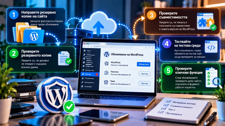 Резервно копие на файловете и базата данни преди обновяване на WordPress Резервно копие на файловете и базата данни преди обновяване на WordPress