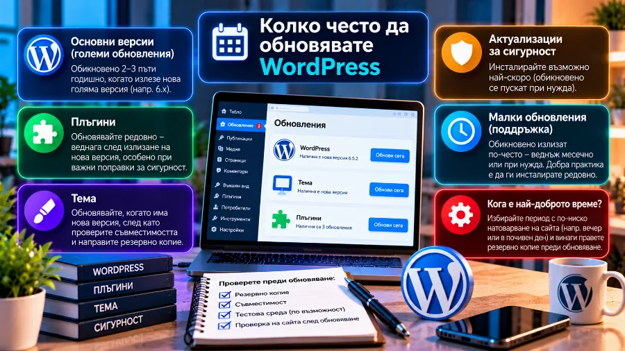Колко често да обновявате WordPress – обновяванията за сигурност веднага Колко често да обновявате WordPress – обновяванията за сигурност веднага