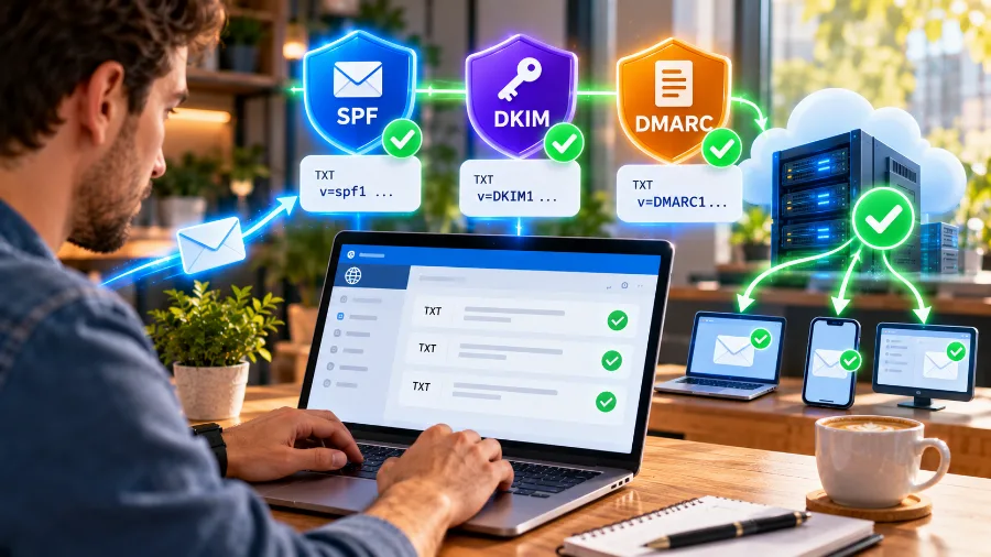 SPF, DKIM and DMARC keep business emails out of the spam folder