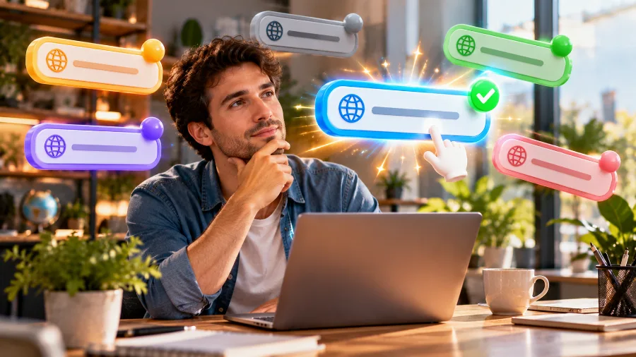 Choosing a short, memorable domain name for your business