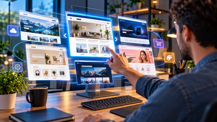 Choosing a platform and theme for a new website