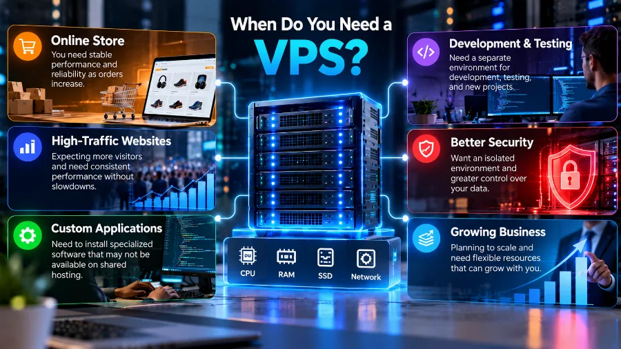 Growing traffic and a slow site: signs it is time for a VPS